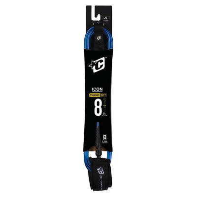 Creatures of Leisure Icon Surfboard Leash - 8ft - Buy online today at Down the Line Surf. International shipping available.