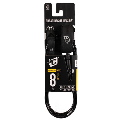 Creatures of Leisure Reliance 2.0 Standard Duty Surfboard Leash - 8ft - Buy online today at Down the Line Surf. International shipping available.