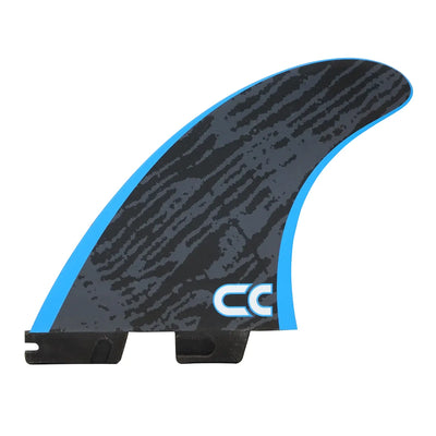 FCS II Crosby Colapinto PC Tri Fin Set - Black/Blue