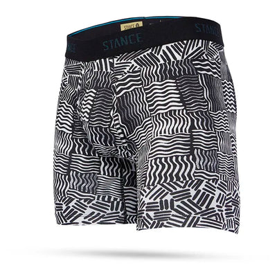 Stance Crosshatch Wholester Mens Boxer Briefs - Black - Buy online today at Down the Line Surf. International shipping available.