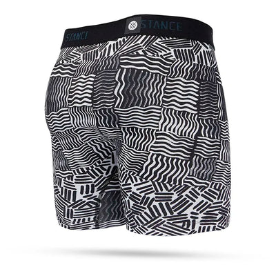 Stance Crosshatch Wholester Mens Boxer Briefs - Black - Buy online today at Down the Line Surf. International shipping available.