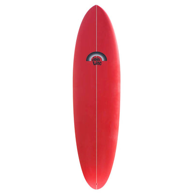 DTL Surf Co. Old Fella Surfboard Red/Black Rainbow - Buy online today at Down the Line Surf. International shipping available.