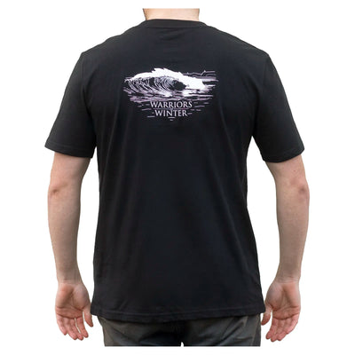 DTL Surf Co. Warriors Of Winter T-Shirt - Black - Buy online today at Down the Line Surf. International shipping available.