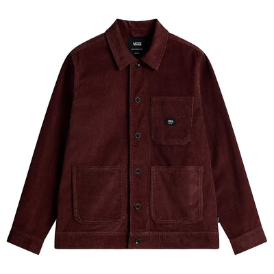 Vans Drill Chore Coat Corduroy Jacket - Bitter Chocolate - Buy online today at Down the Line Surf. International shipping available.