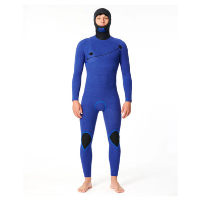 Rip Curl E Bomb 4/3mm Zip Free Hooded Wetsuit - Black - 23/24 - Buy online today at Down the Line Surf. International shipping available.