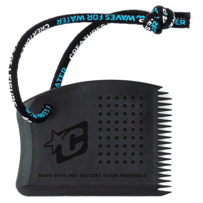 Creatures of Leisure Waves for Water Wax Comb - Black Cyan - Buy online today at Down the Line Surf. International shipping available.