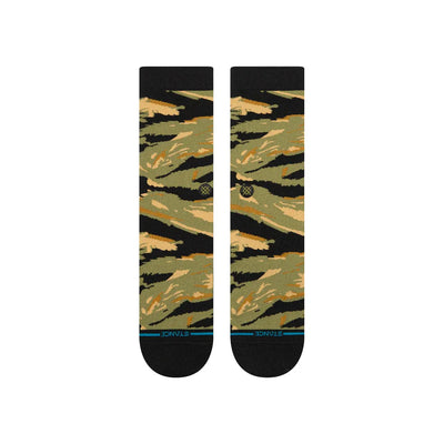 Stance Socks Fade Away Crew Socks - Camo - Buy online today at Down the Line Surf. International shipping available.