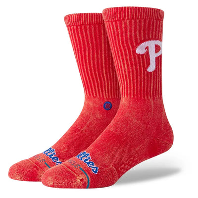 Stance Socks Fade Philadelphia Crew Socks - Red - Buy online today at Down the Line Surf. International shipping available.
