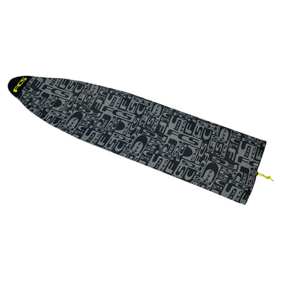 FCS Stretch All Purpose Board Sock - Monogram Coal/Lime - Buy online today at Down the Line Surf. International shipping available.