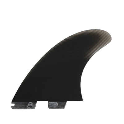 FCS II Performer Twin Performance Glass Twin+1 Fin Set - S/M - Black - Buy online today at Down the Line Surf. International shipping available.