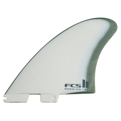 FCS II Modern Keel PG Twin Fin Set - Natural/Alpine - Buy online today at Down the Line Surf. International shipping available.