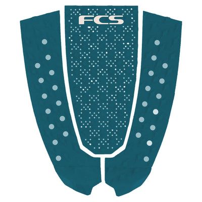 FCS T-3 Pin Eco Deck Pad - Tidal Teal - Buy online today at Down the Line Surf. International shipping available.