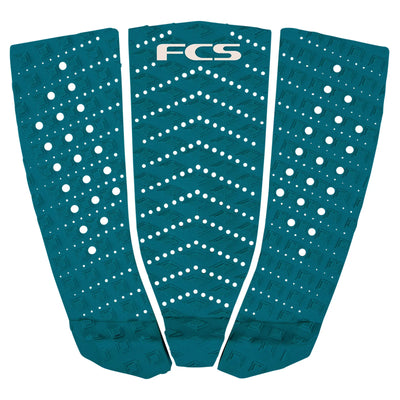 FCS T-3 Wide Eco Deck Pad - Tidal Teal - Buy online today at Down the Line Surf. International shipping available.