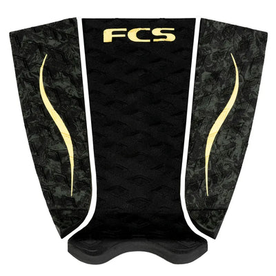 FCS Carissa Moore Deck Pad - Black/Gold - Buy online today at Down the Line Surf. International shipping available.