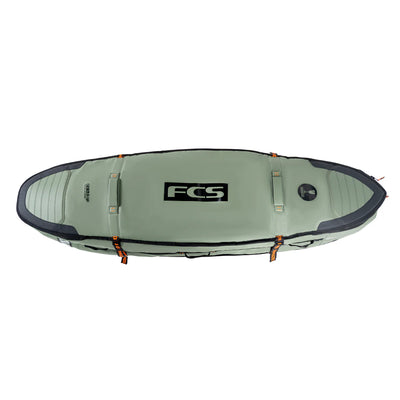 FCS Travel Shortboard/Fish Wheelie Boardbag - Alpine - Buy online today at Down the Line Surf. International shipping available.
