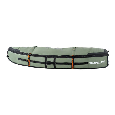 FCS Travel Shortboard/Fish Wheelie Boardbag - Alpine - Buy online today at Down the Line Surf. International shipping available.