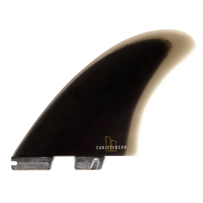 FCS II Christenson Twin +1 Fin Set - Black - Buy online today at Down the Line Surf. International shipping available.