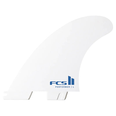 FCS II Performer Tri Fin Set - White Edition - Buy online today at Down the Line Surf. International shipping available.