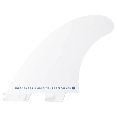 FCS II Performer Tri Fin Set - White Edition - Buy online today at Down the Line Surf. International shipping available.