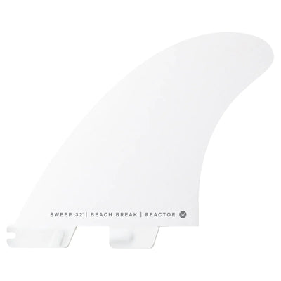 FCS II Reactor PC Tri Fin Set - White Edition - Buy online today at Down the Line Surf. International shipping available.
