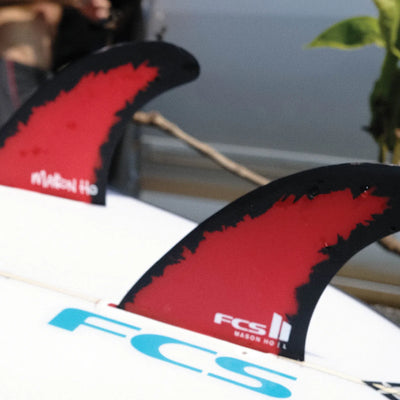 FCS II Mason Ho PC Aircore Tri Fin Set - Code Red - Buy online today at Down the Line Surf. International shipping available.
