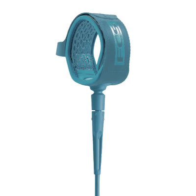 FCS 9ft Longboard Calf Essential Leash - Tranquil Blue - Buy online today at Down the Line Surf. International shipping available.