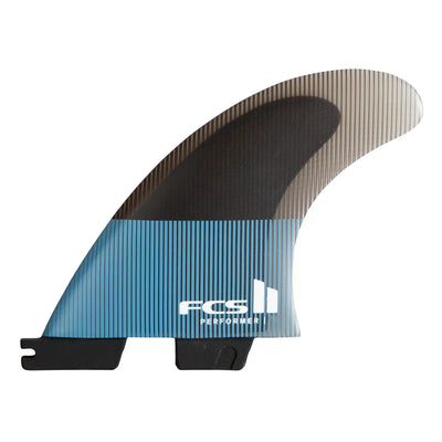 FCS II Performer PC Tri Fin Set- Large - Tranquil Blue - Buy online today at Down the Line Surf. International shipping available.