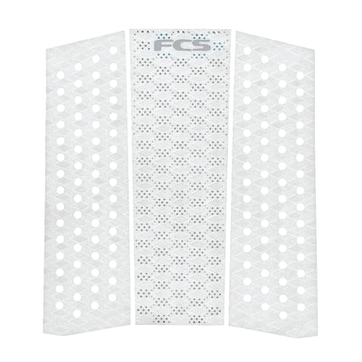 FCS T-3 Mid Eco Deck Pad - White/Cool Grey - Buy online today at Down the Line Surf. International shipping available.