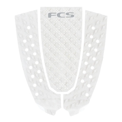 FCS T-3 Pin Eco Deck Pad - White / Cool Grey - Buy online today at Down the Line Surf. International shipping available.