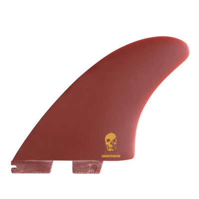 FCS II Christenson Twin Fin Set - Blood Red - Buy online today at Down the Line Surf. International shipping available.