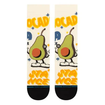 Stance Socks Food Stand Crew Socks - Canvas - Buy online today at Down the Line Surf. International shipping available.