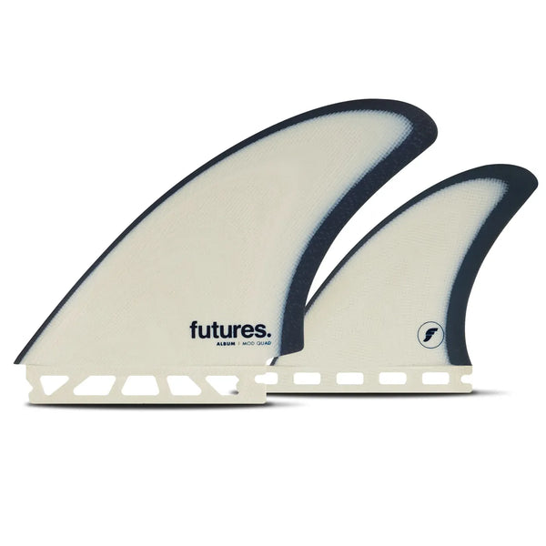 Futures Fins Album Mod Fiberglass Quad Fin Set - Blue Grey