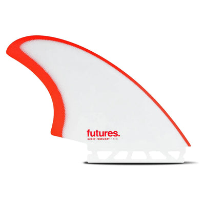 Futures Fins Mikey February Fiberglass Keel Fin Set - Buy online today at Down the Line Surf. International shipping available.