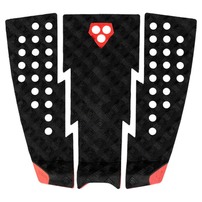 Gorilla Kyuss 3 Piece Tail Pad - Bolts/Red - Buy online today at Down the Line Surf. International shipping available.