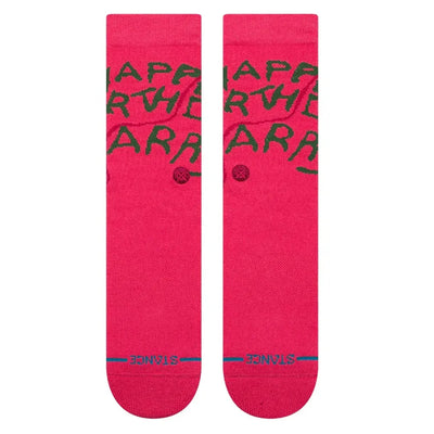 Stance Socks Happee Crew Socks - Pink - Buy online today at Down the Line Surf. International shipping available.