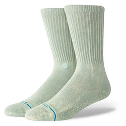 Stance Socks Icon Dyed Crew Socks - Sea Green - Buy online today at Down the Line Surf. International shipping available.