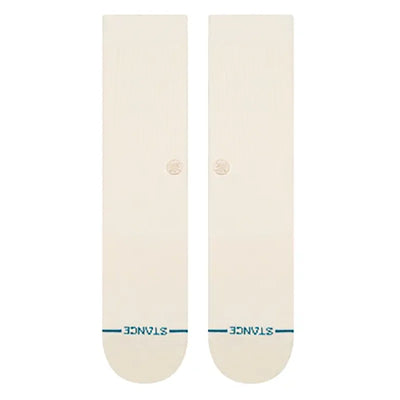 Stance Icon Organic Crew Socks - Canvas - Buy online today at Down the Line Surf. International shipping available.