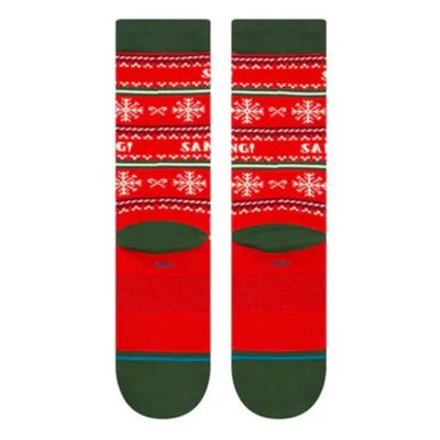 Stance Socks I Know Him Crew Socks - Red - Buy online today at Down the Line Surf. International shipping available.