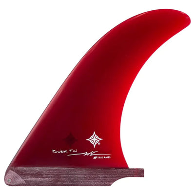 True Ames Wayne Rich Power Longboard Fin - 9.5 - Red - Buy online today at Down the Line Surf. International shipping available.
