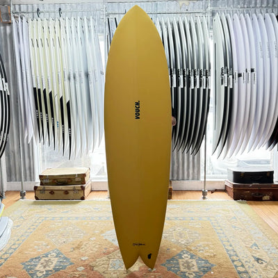 Vouch Mid Vish Surfboard - 6'8" - Inca Gold - Buy online today at Down the Line Surf. International shipping available.