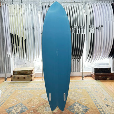 Vouch Mid Vish Surfboard - 6'8" - Storm Blue - Buy online today at Down the Line Surf. International shipping available.