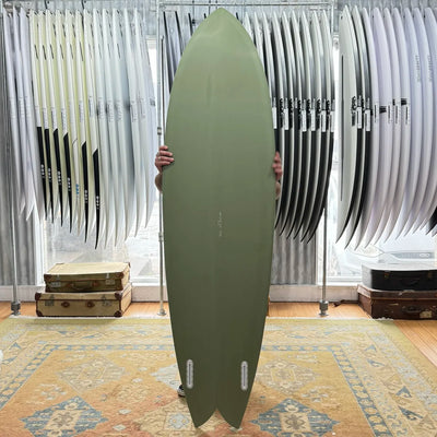 Vouch Mid Vish Surfboard - 6'8" - Mist Green - Buy online today at Down the Line Surf. International shipping available.