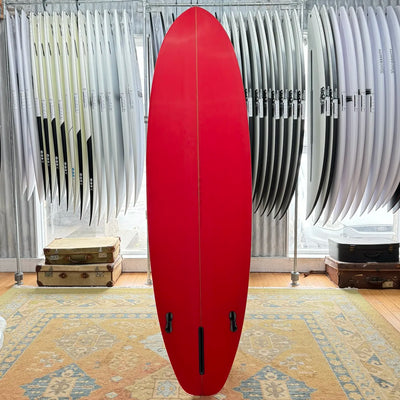 Vouch Fat Arse Wombat Surfboard - 6'8" - Red/Cream - Buy online today at Down the Line Surf. International shipping available.