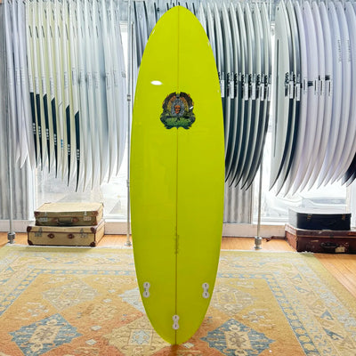 Wayne Lynch Evo Surfboard - 6'6" - Grey/Yellow Gloss/Polish - Buy online today at Down the Line Surf. International shipping available.