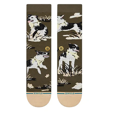 Stance Socks Ishod Crew - Dark Green - Buy online today at Down the Line Surf. International shipping available.