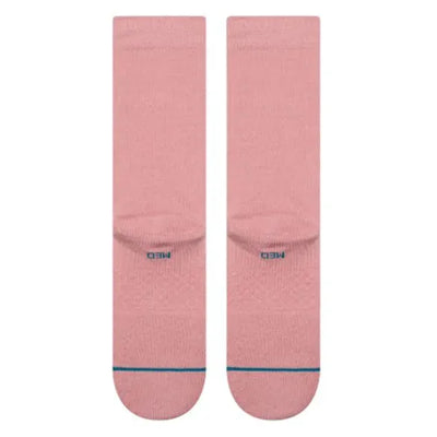 Stance Socks Icon Crew Socks - Dusty Rose - Buy online today at Down the Line Surf. International shipping available.