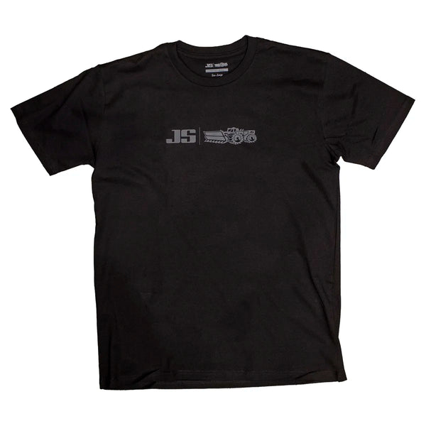 JS Corp Tee - Black/Off Black