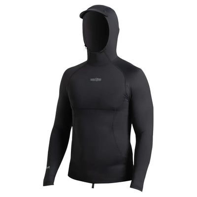 JS Hyfi Hooded Rashvest - Black - Buy online today at Down the Line Surf. International shipping available.