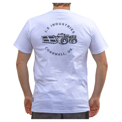 JS Locals Tee Cornwall - White - Buy online today at Down the Line Surf. International shipping available.