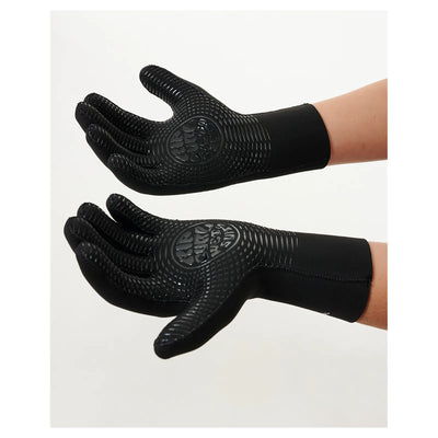 Rip Curl Kid's Dawn Patrol 2mm Wetsuit Glove - Black - Buy online today at Down the Line Surf. International shipping available.